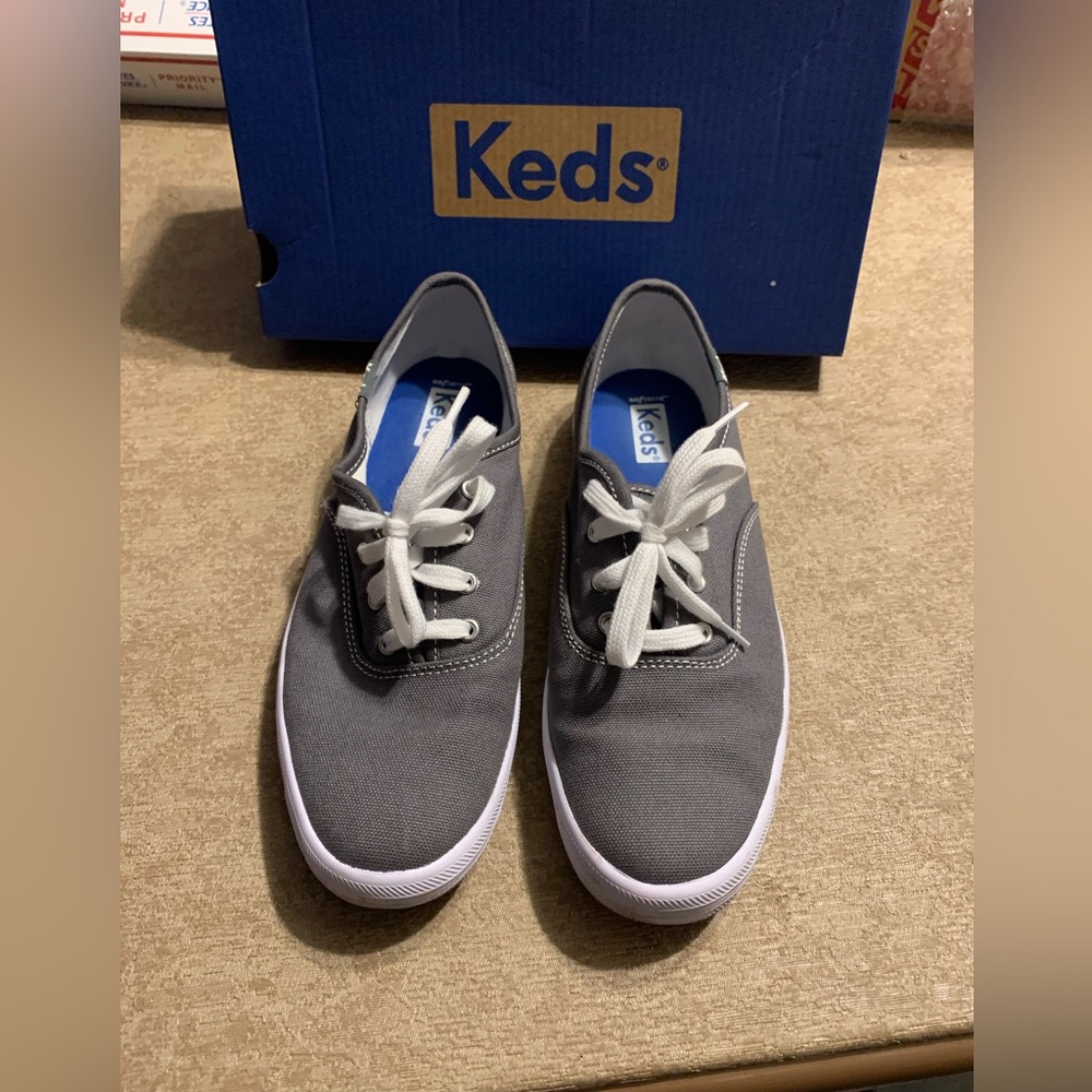 Keds Champion Gray 6.5 Medium Womens - Picture 4 of 10